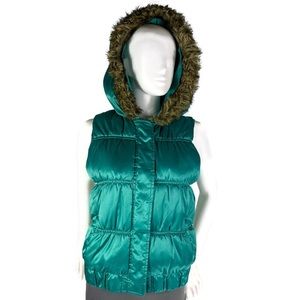 Old Navy Fur Trimmed Vest